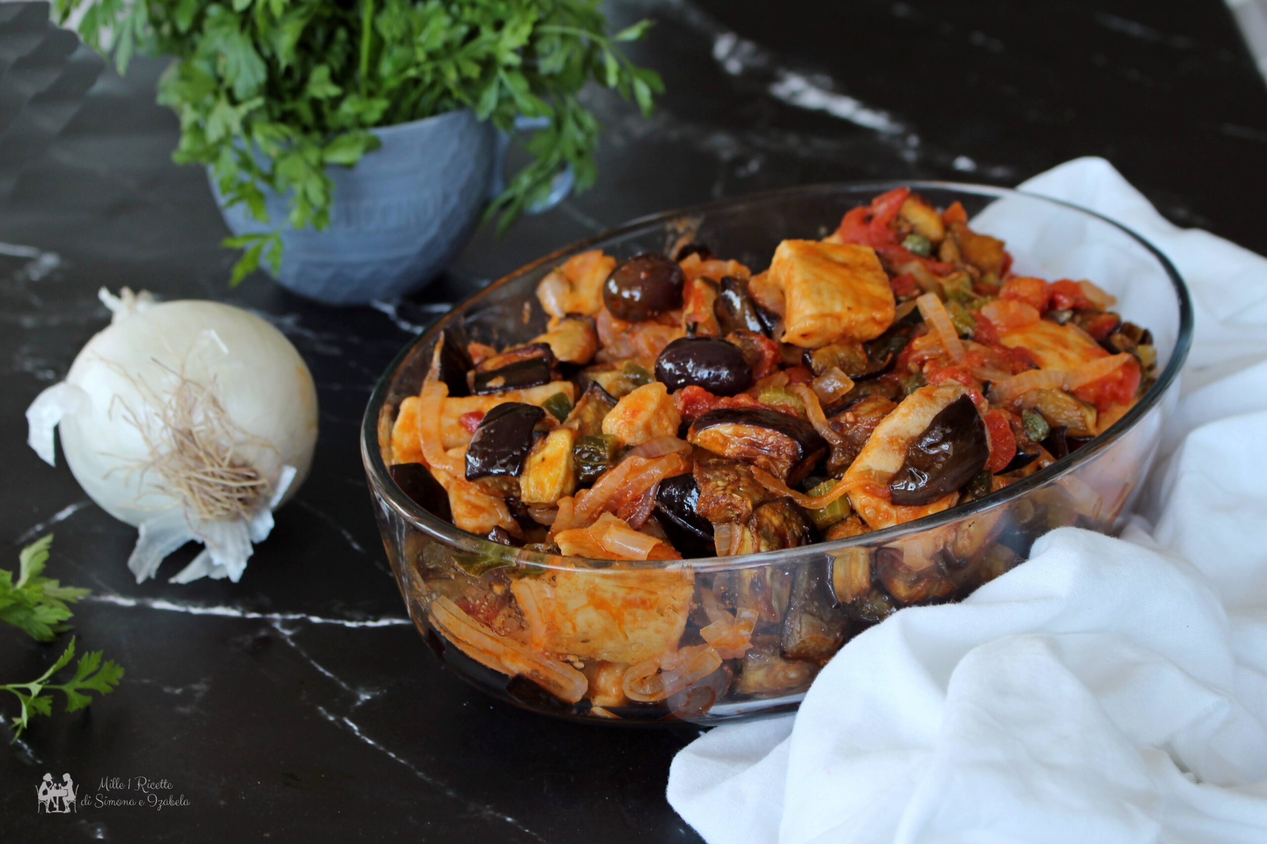 Caponata di pesce spada