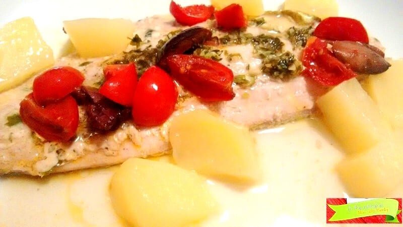Capone con olive all’acqua pazza nel Bimby: semplicemente buono