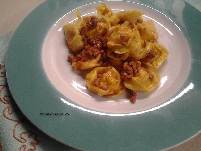 Cappellacci di zucca al rag