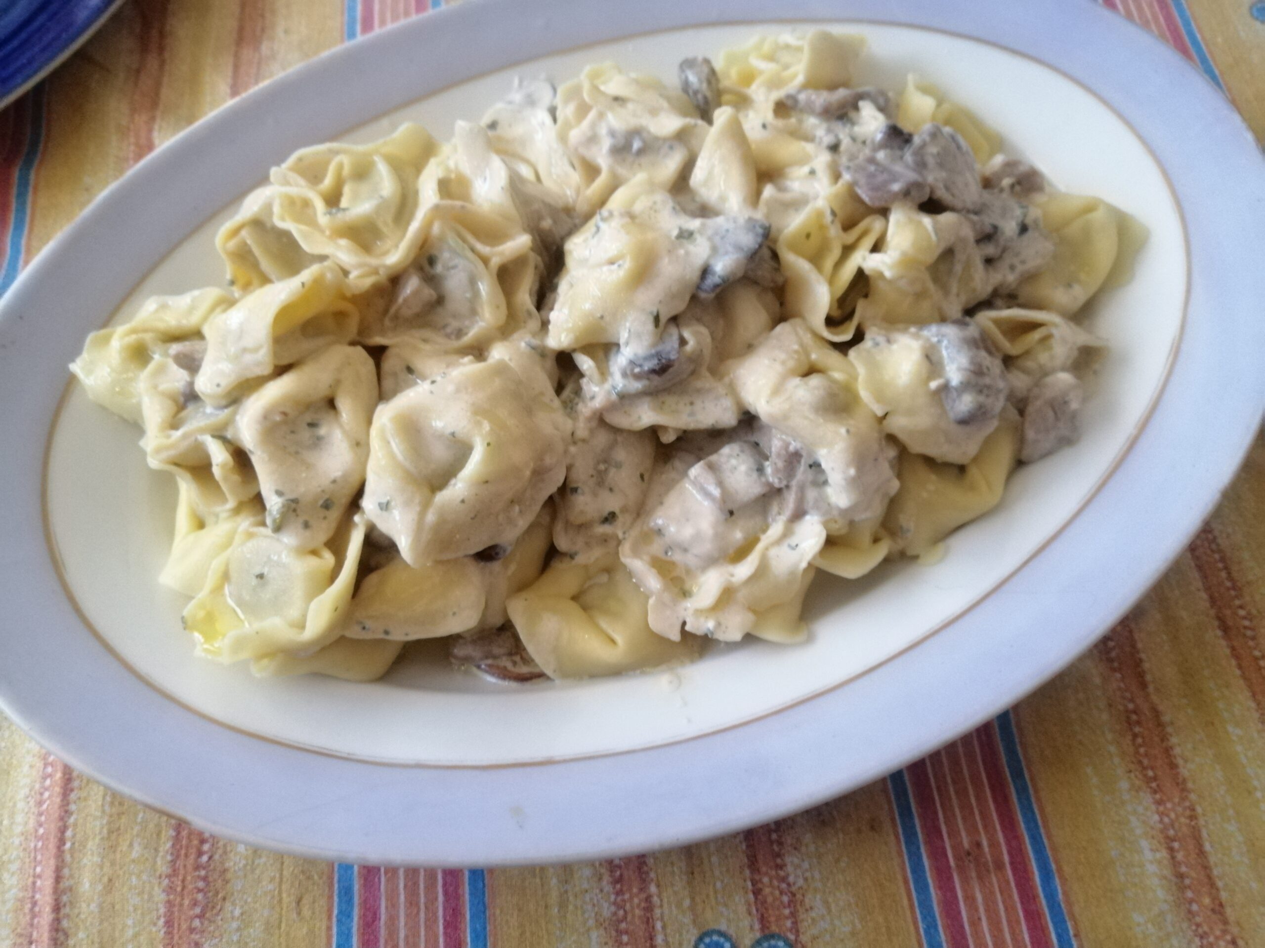 Cappelletti fughi misti e mascarpone