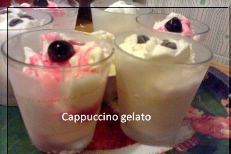 Cappuccino gelato