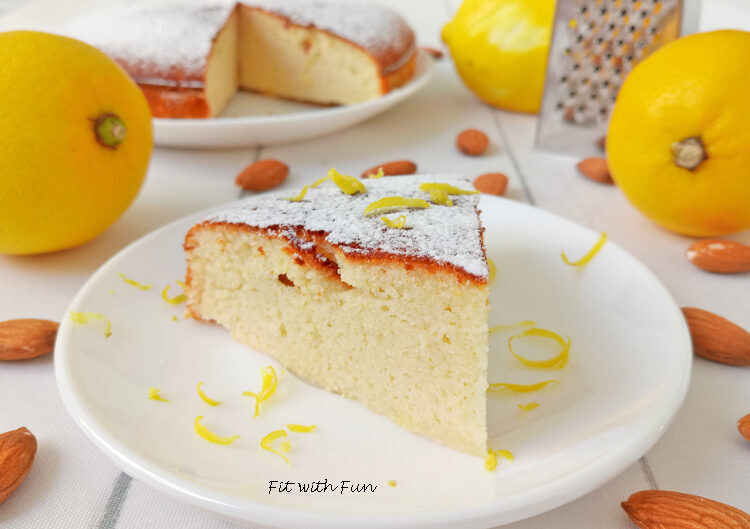 Caprese al limone senza zucchero e senza glutine