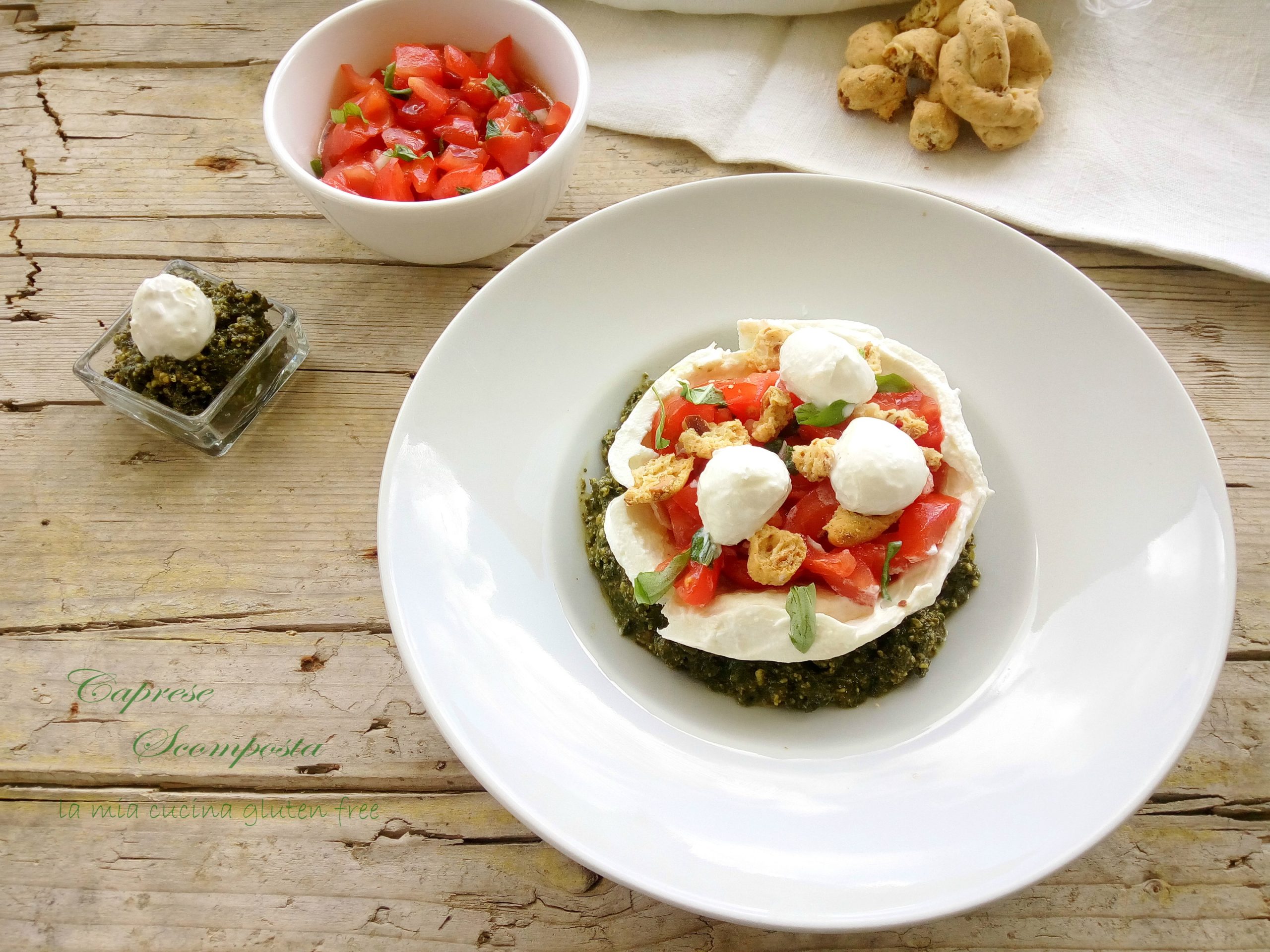 Caprese di mozzarella e pomodori