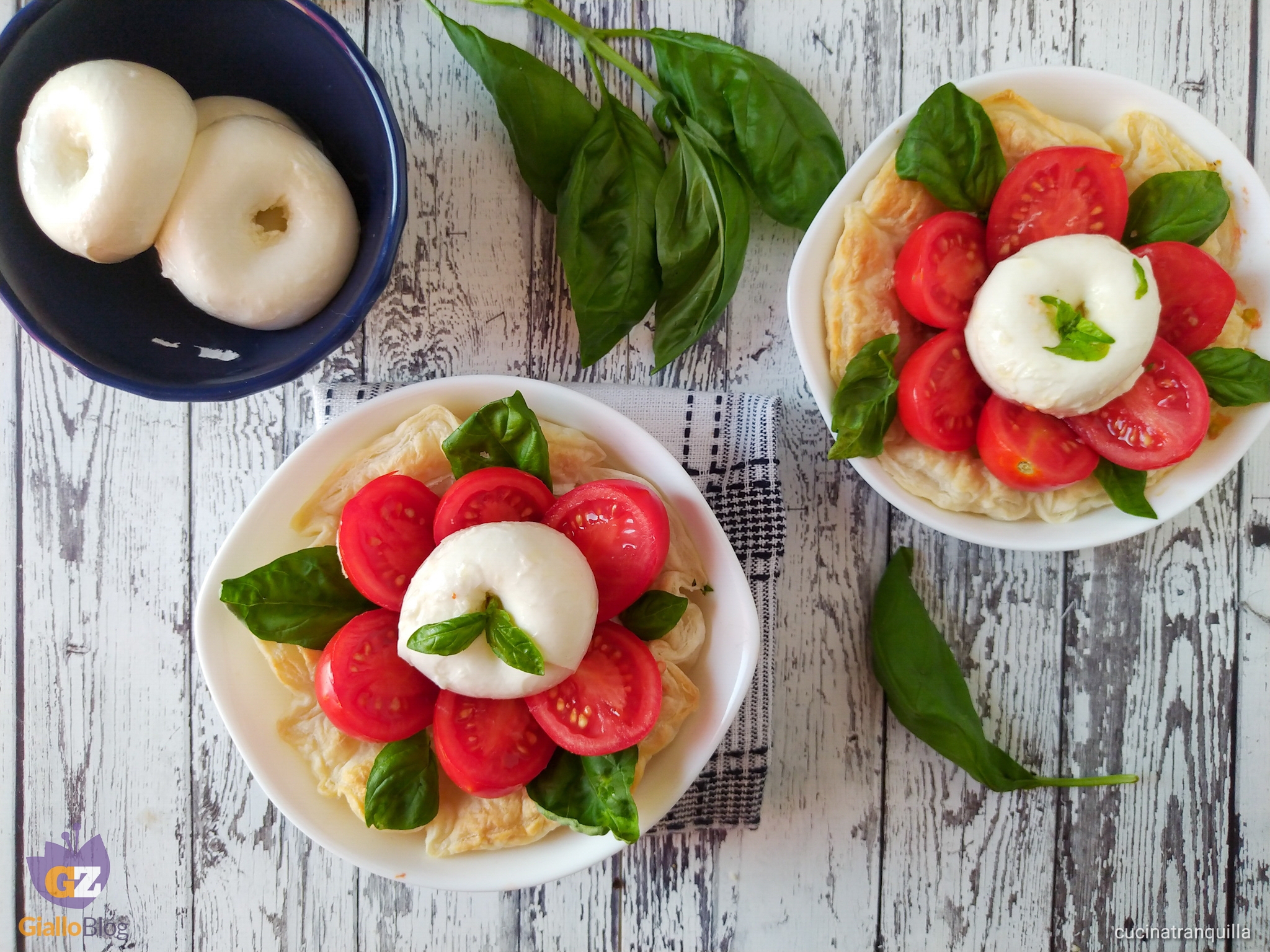 Caprese sfogliata