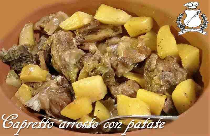 Capretto arrosto con patate