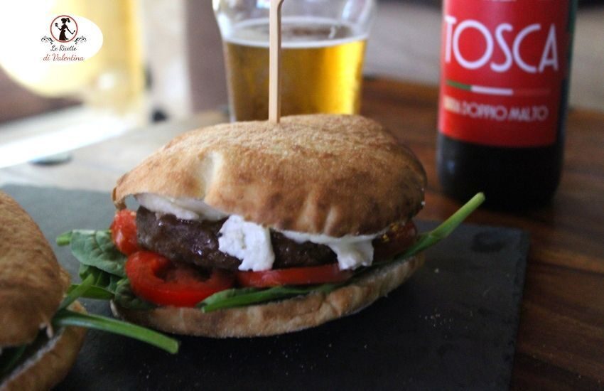 Caprino burger con carne di scottona