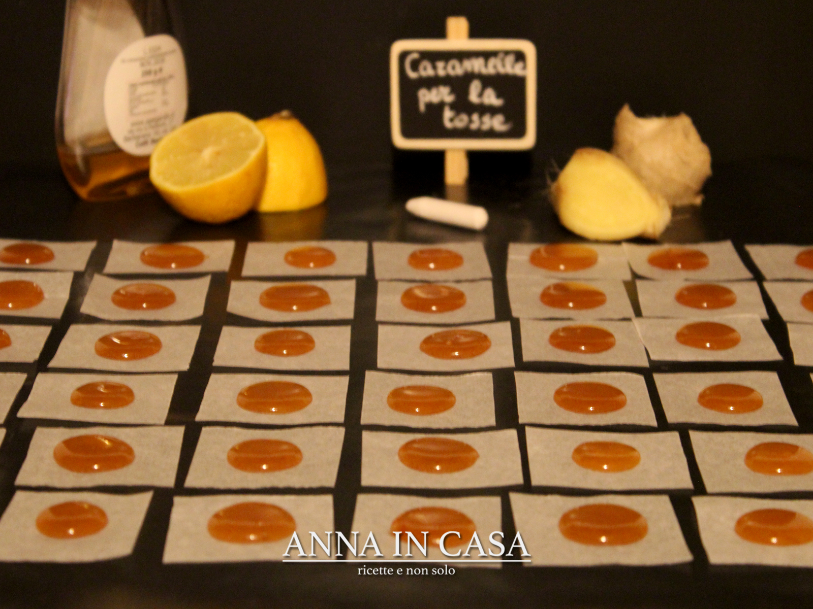 Caramelle di miele e zenzero per la tosse (ma non solo)