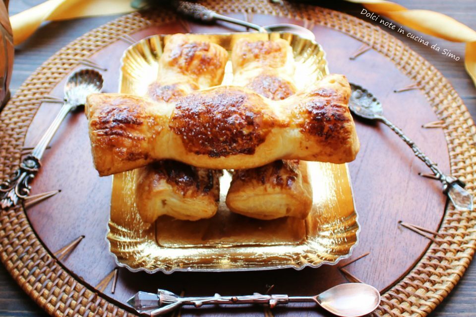Caramelle di sfoglia alla nutella