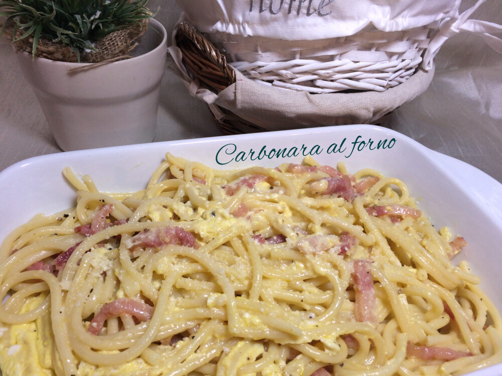 Carbonara al forno