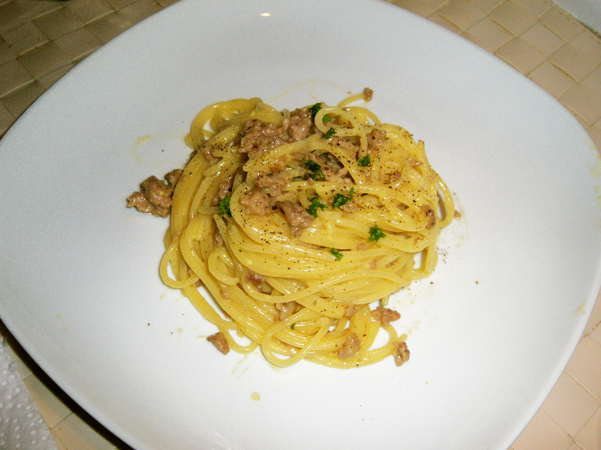 Carbonara di macinato