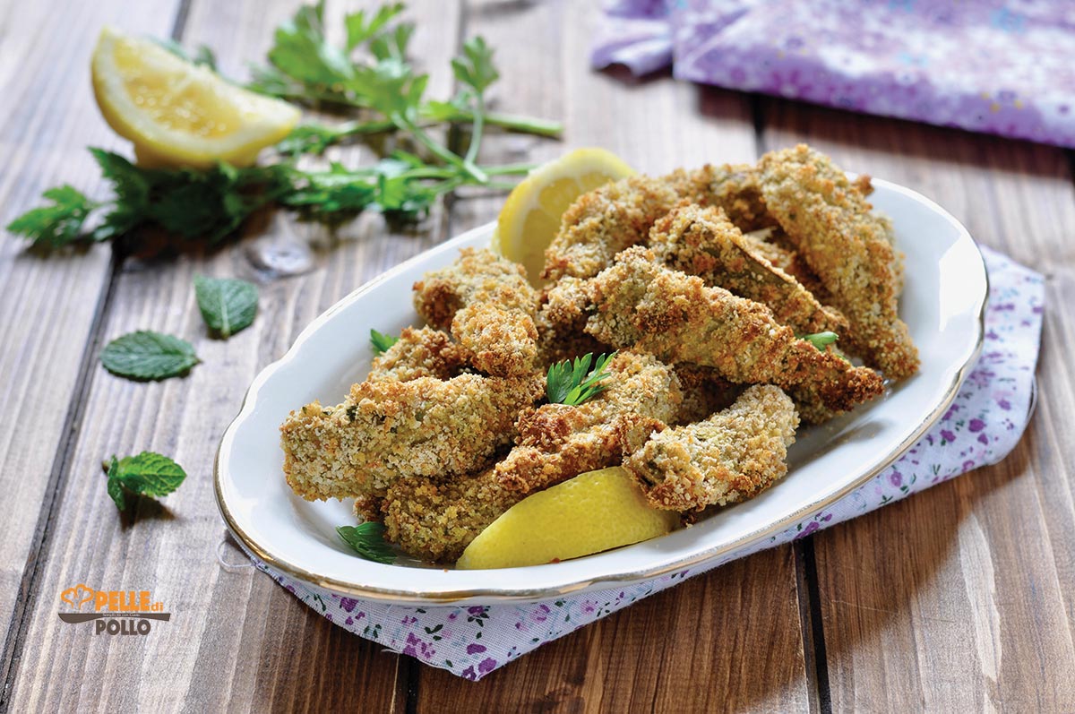 Carciofi al forno croccanti