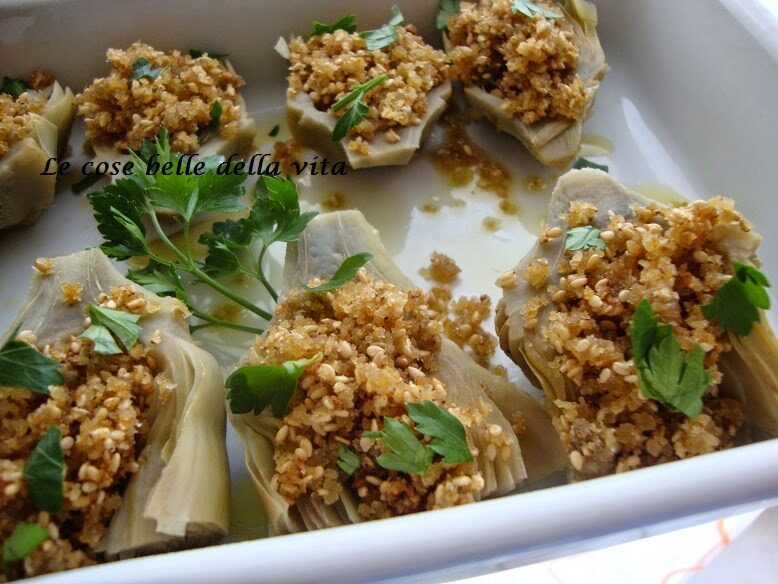 Carciofi ca muddica (con il pangrattato)