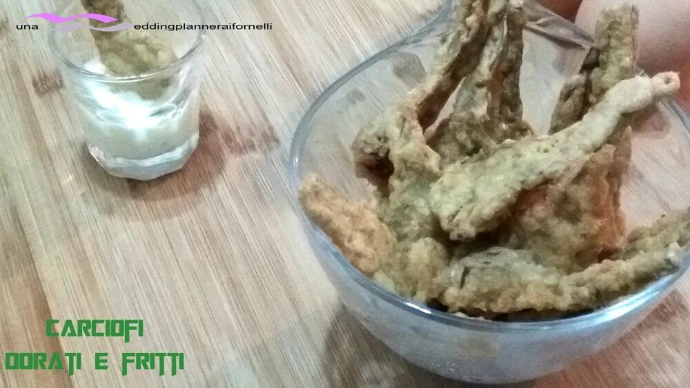 Carciofi dorati e fritti