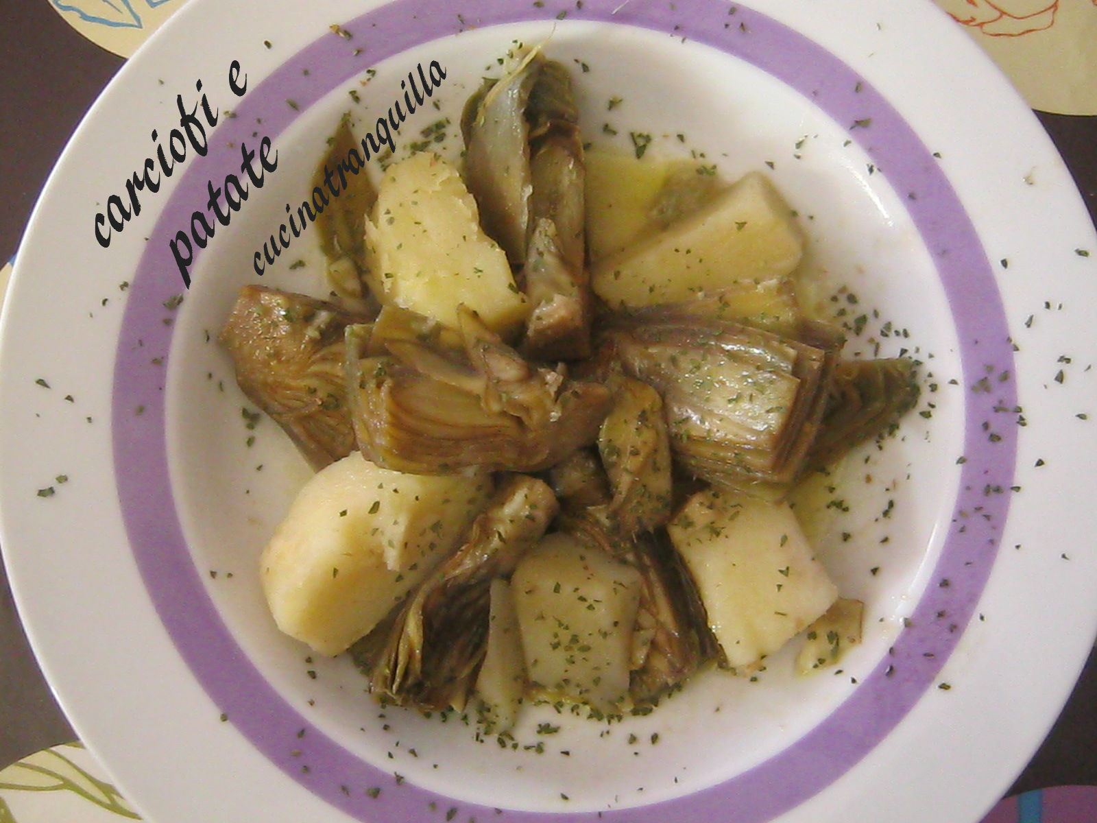 Carciofi e patate