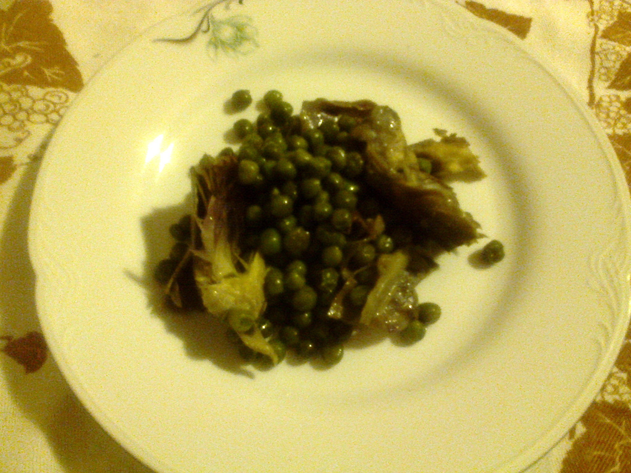 Carciofi e piselli