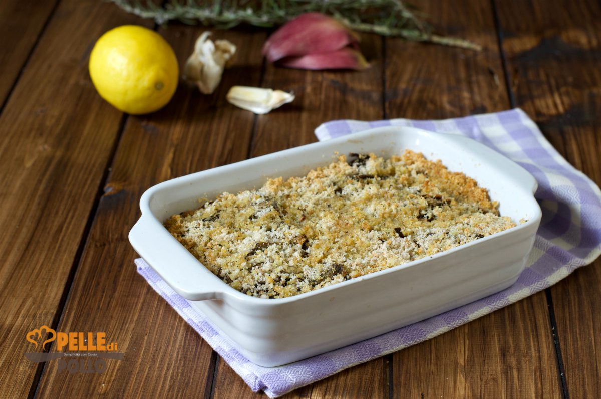 Carciofi gratinati alle erbe – contorno semplice