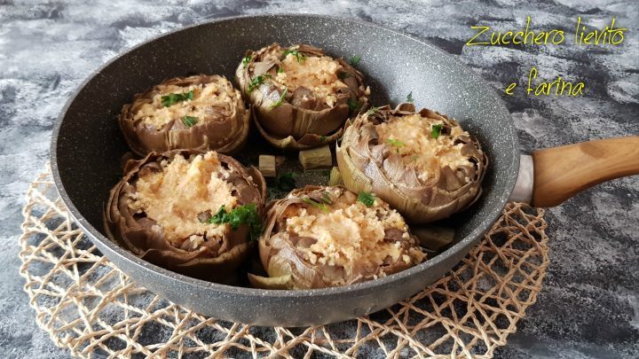Carciofi ripieni ai capperi