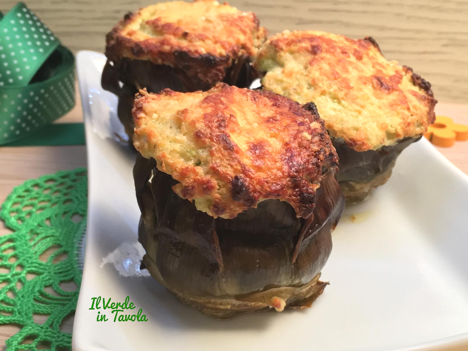 Carciofi ripieni al forno