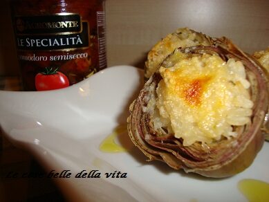 Carciofi ripieni di riso