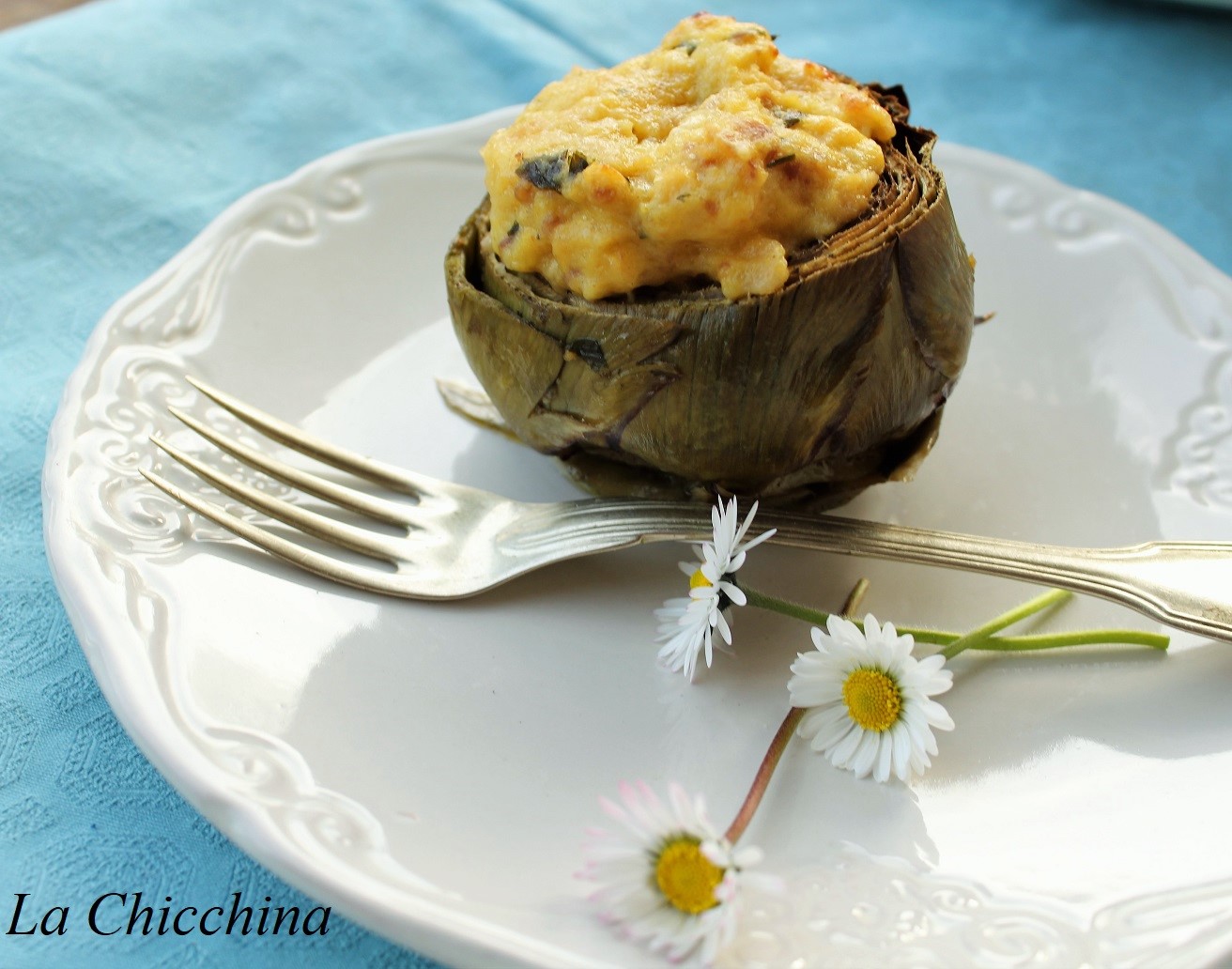 Carciofi ripieni in padella