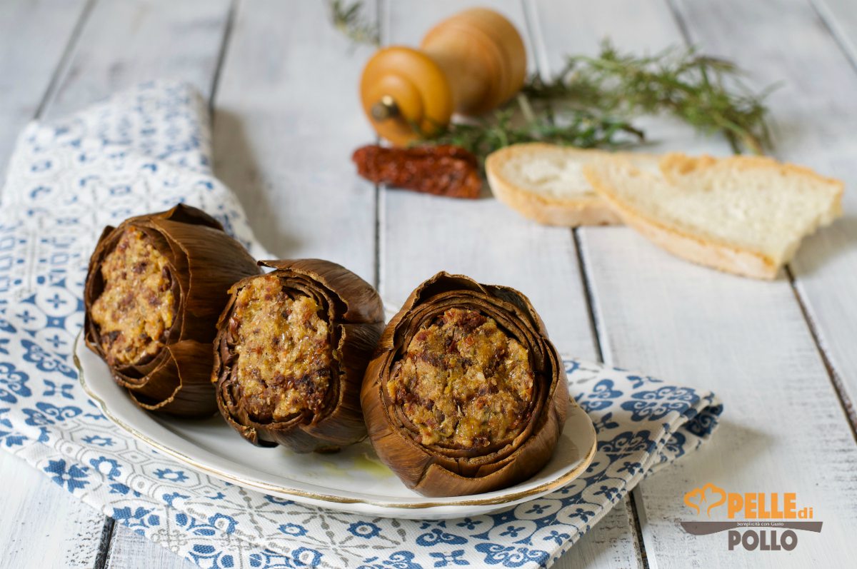 Carciofi ripieni senza carne