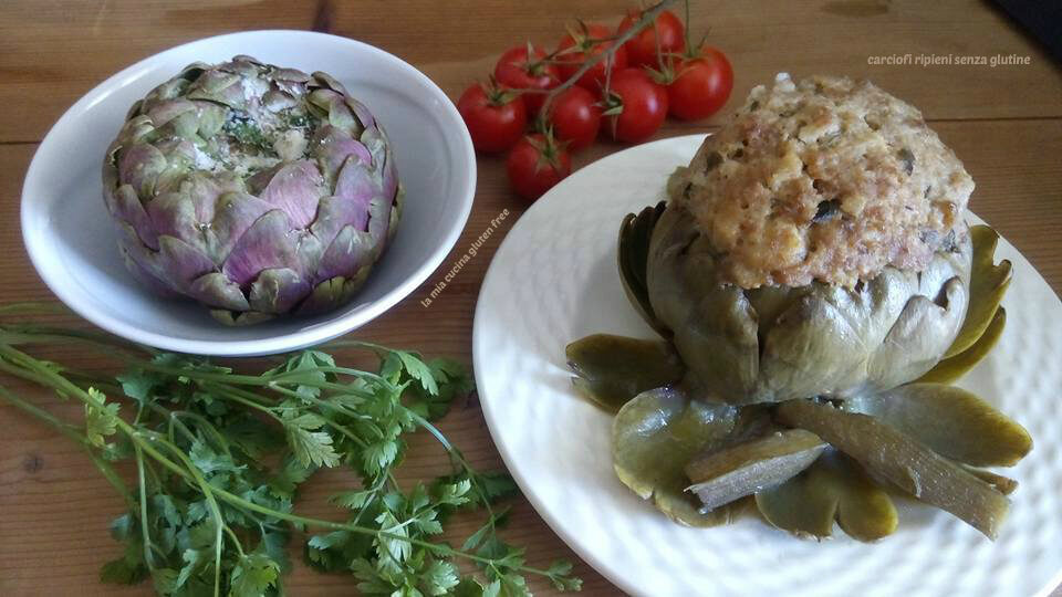 Carciofi ripieni senza glutine