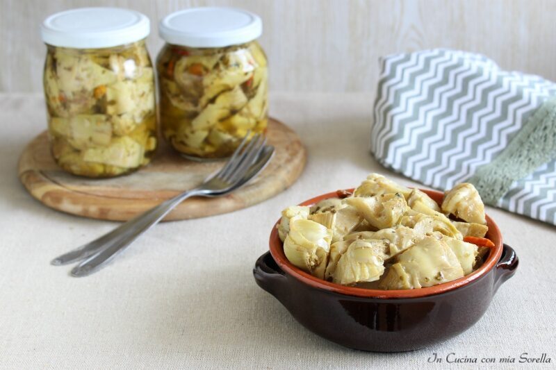 Carciofi sott’olio home made
