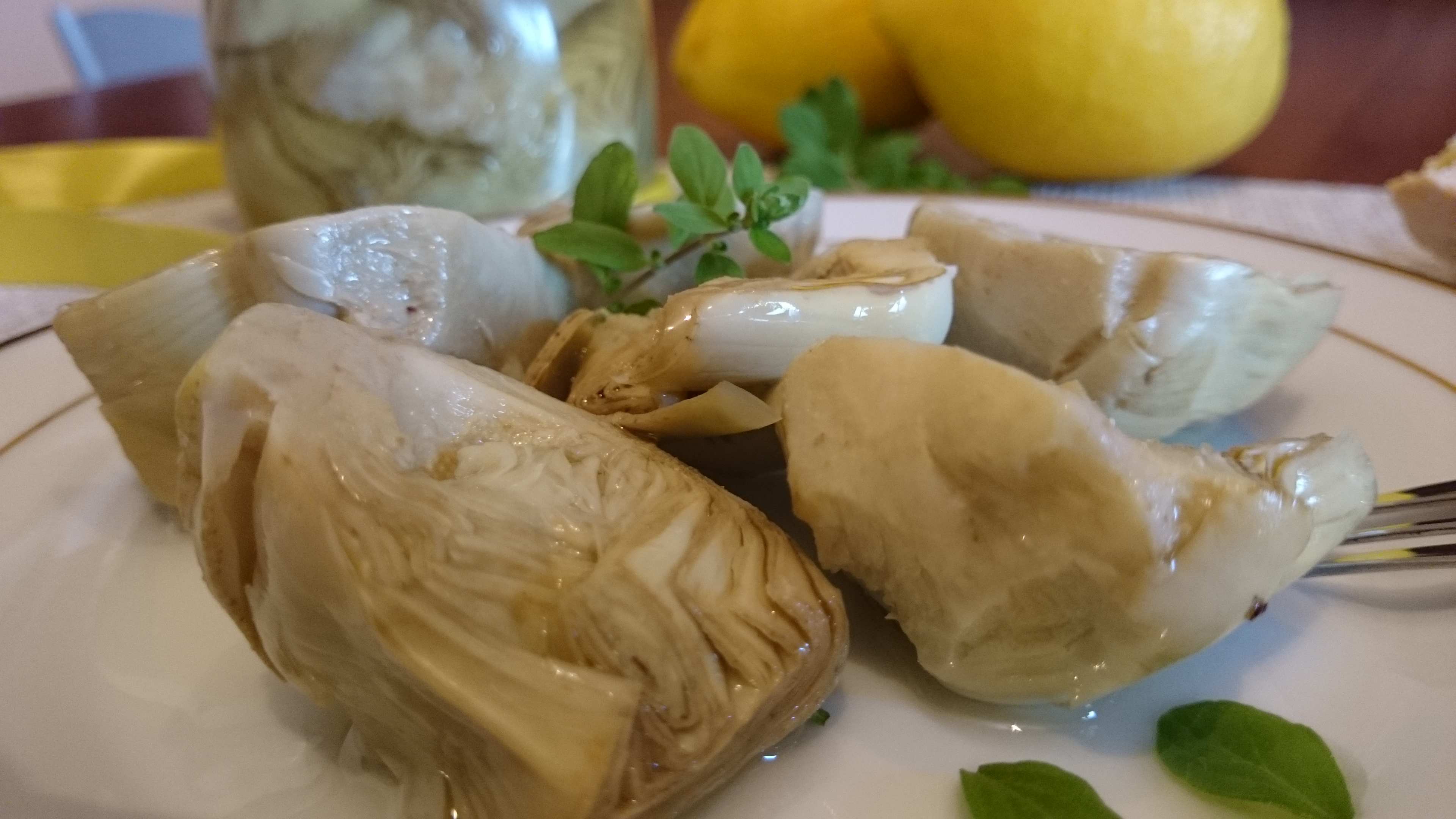 Carciofi sott’olio ricetta semplice