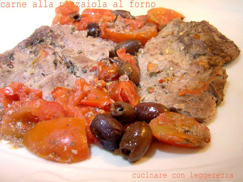 Carne alla pizzaiola al forno