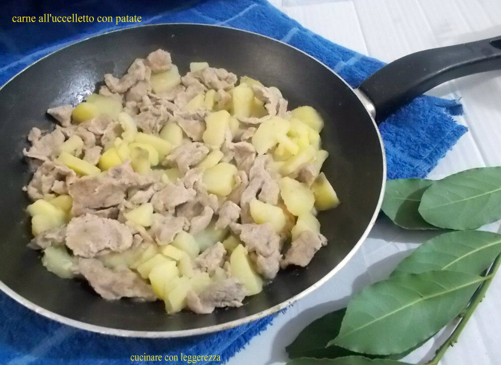 Carne all’uccelletto con patate