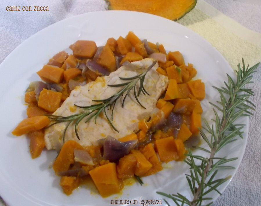 Carne con zucca
