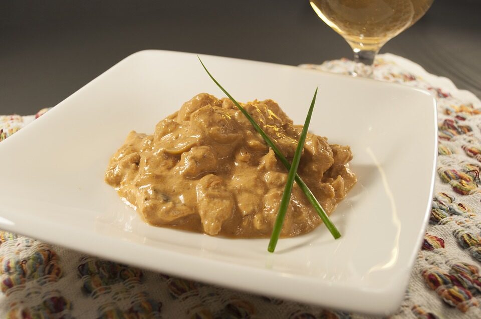 Carne – filetto di maiale alla stroganoff