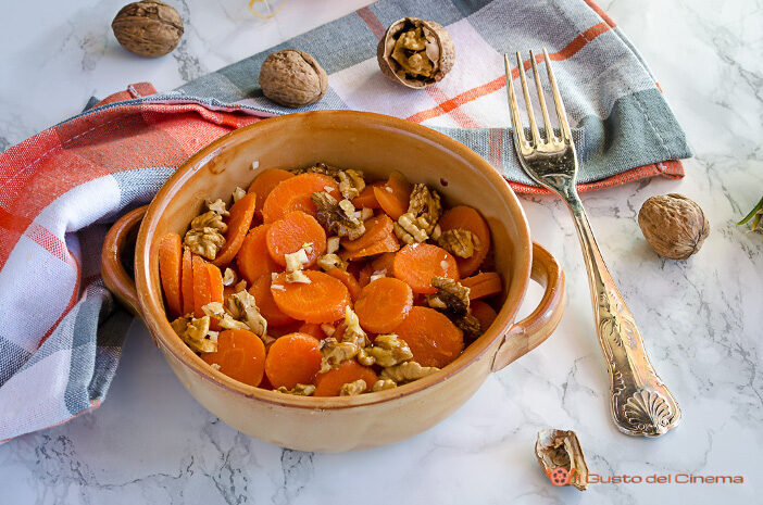 Carote con noci e aceto balsamico