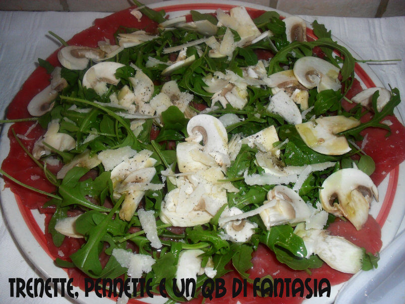 Carpaccio ai funghi light