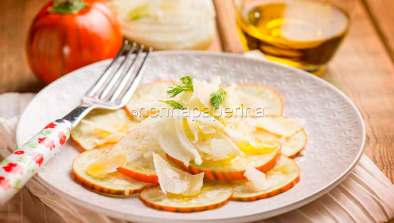 Carpaccio di melanzane rosse e finocchi: un secondo light e fresco