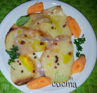 Carpaccio di pesce spada