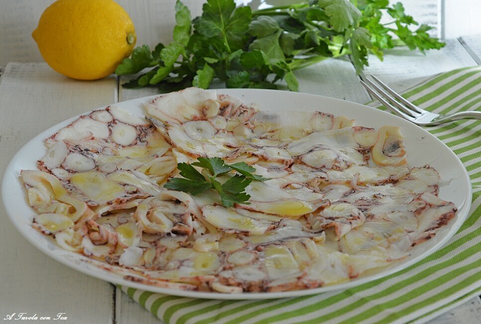 Carpaccio di polpo