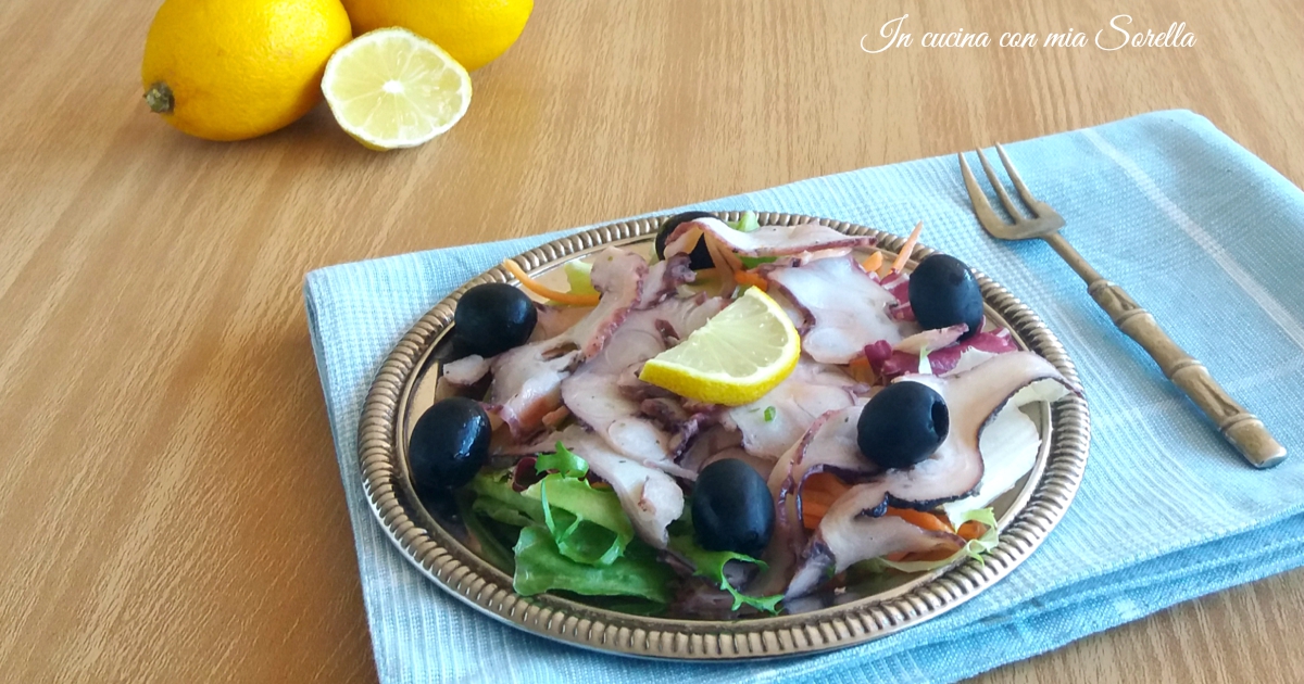 Carpaccio di polpo – ricetta di pesce raffinata