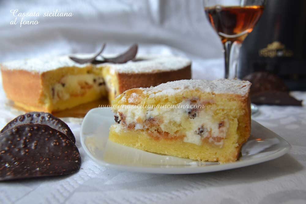 Cassata siciliana al forno