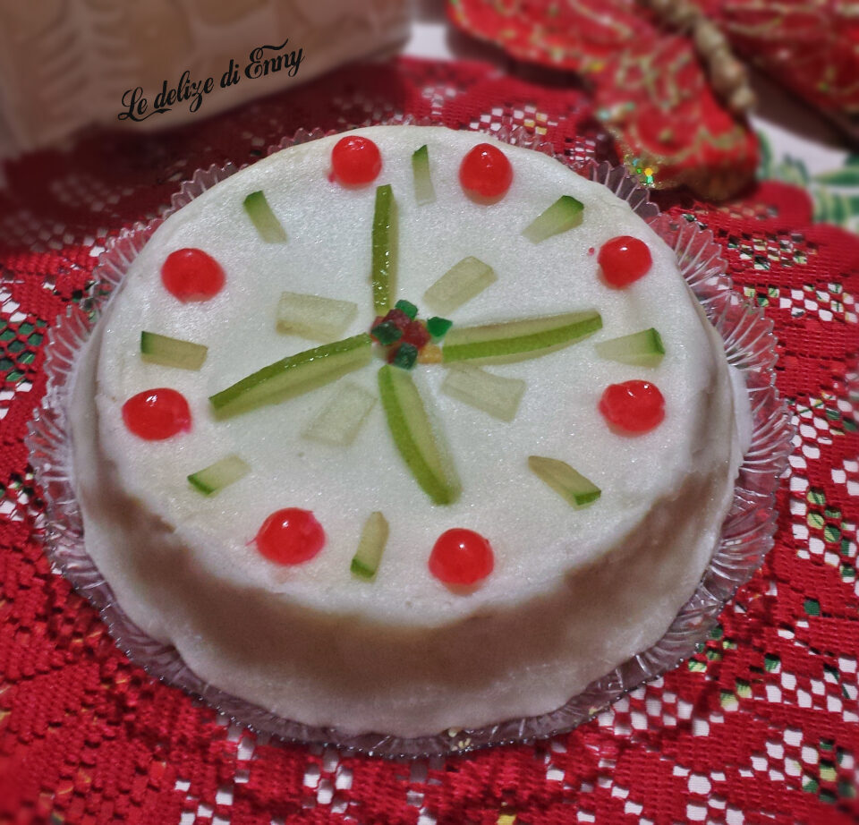 Cassata siciliana con glassa all’acqua