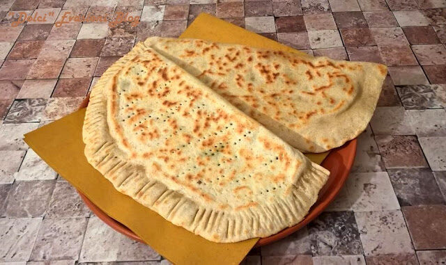 Cassoni romagnoli di piadina con le rosole