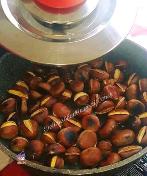 Castagne arrosto con magic cooker
