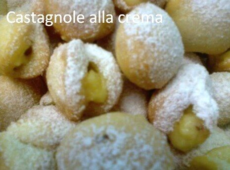 Castagnole alla crema