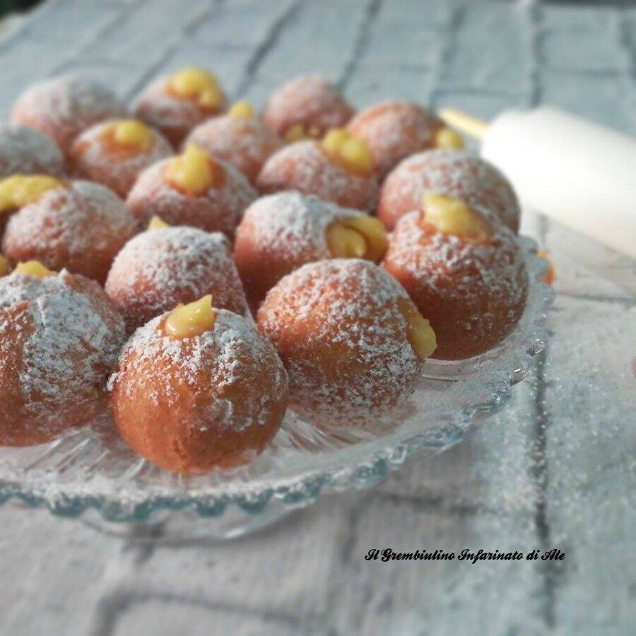 Castagnole con la ricotta