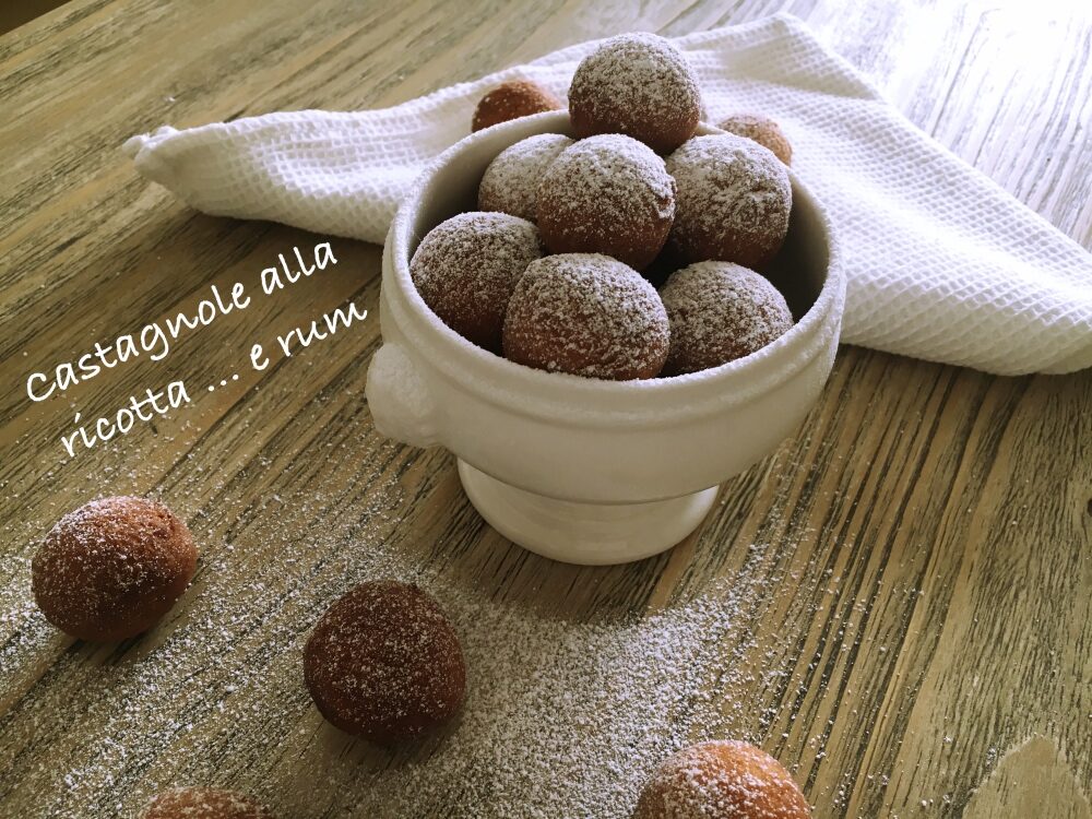 Castagnole con la ricotta ricetta facile … videoricetta