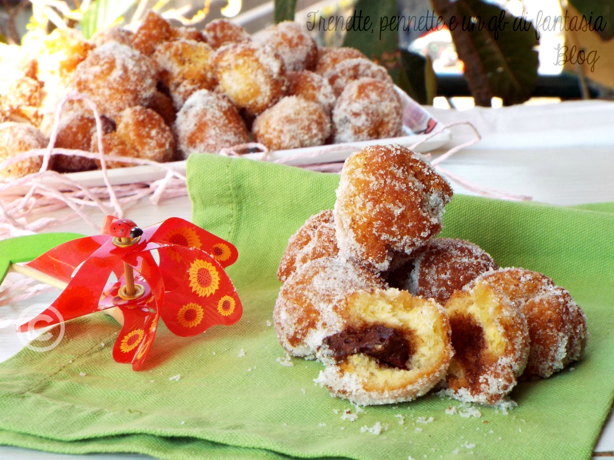 Castagnole ripiene alla nutella