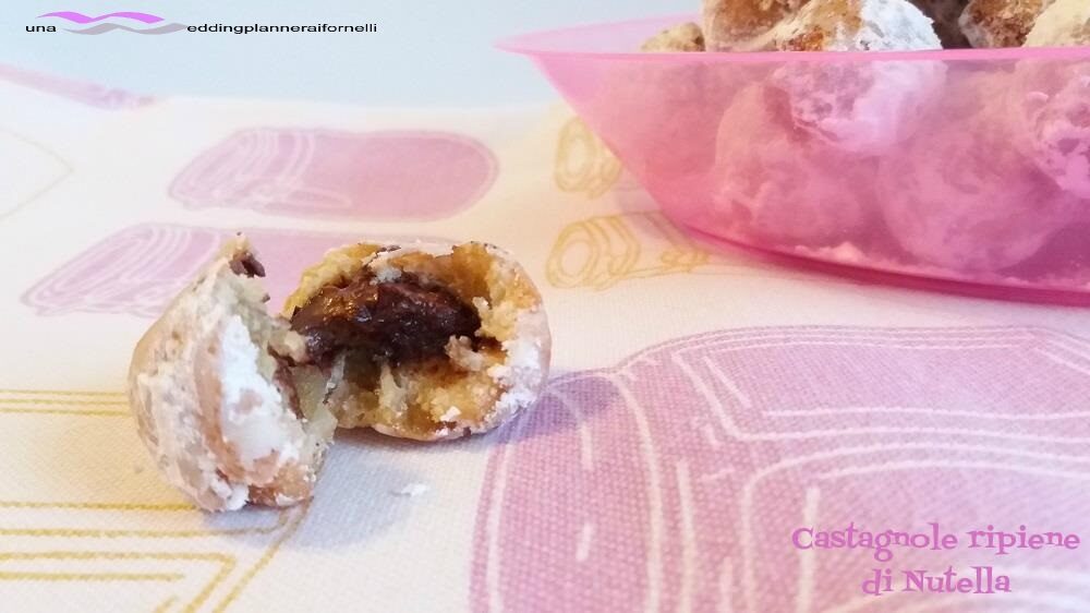 Castagnole ripiene di nutella