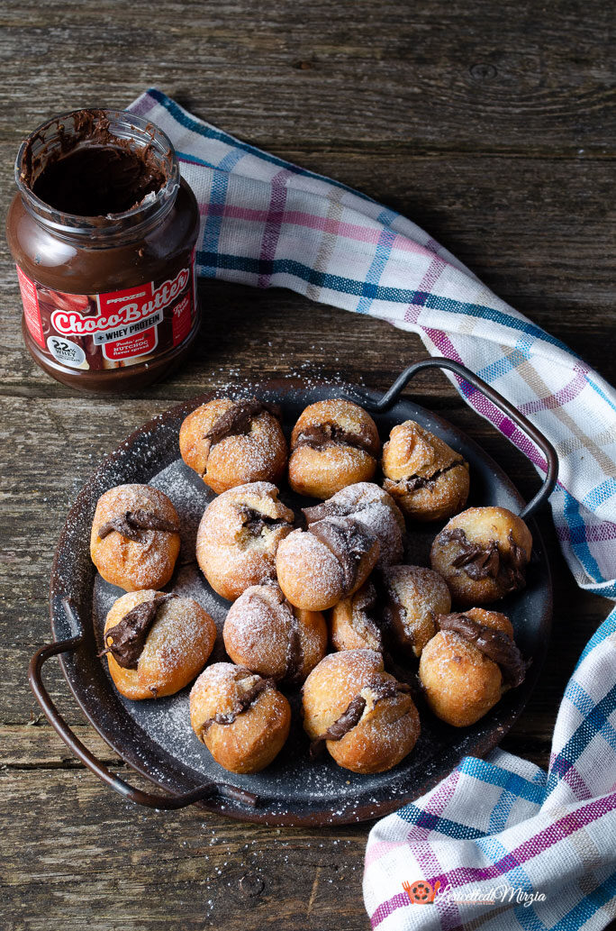 Castagnole ripiene – ricetta senza burro
