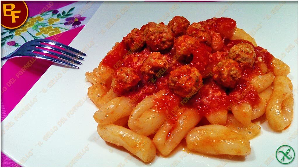Cavatelli a due dita al ragù di polpette