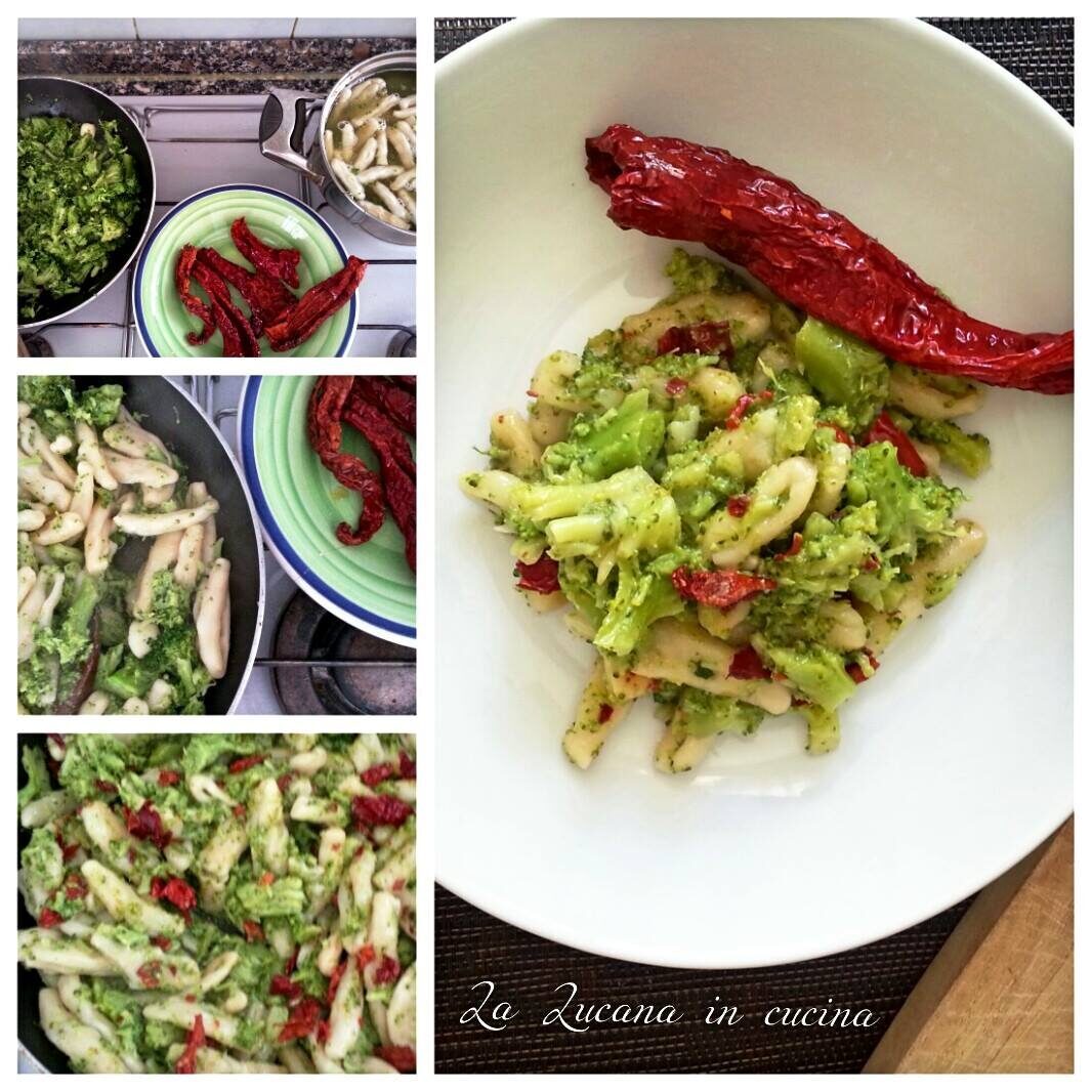 Cavatelli con broccoli e peperoni cruschi